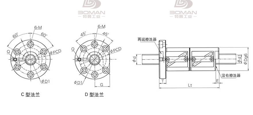 KURODA GR4510BD-DALR 黑田精工丝杆怎么安装图解