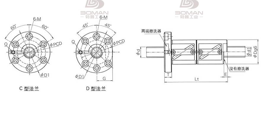KURODA GR6320DD-CAPR 日本黑田精工丝杠钢珠安装方法
