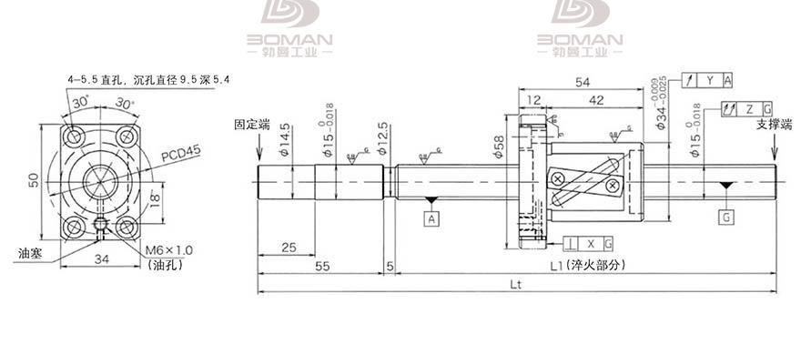 KURODA GG1515AS-BALR-1100A 黑田精工丝杆质量怎么样