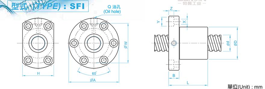 TBI SFI01605-4 tbi滚珠丝杆丝杆里的钢珠规格