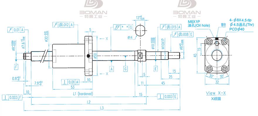 TBI XSVR01210B1DGC5-280-P1 tbi丝杆螺母资料