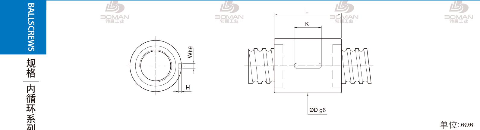 PMI RSIC4005-6 pmi研磨丝杆